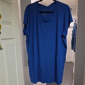 Blue Short Sleeve Women's Tee